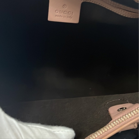 Gucci Script Web Boston Bag GG Coated Canvas Medium - Picture 12 of 13